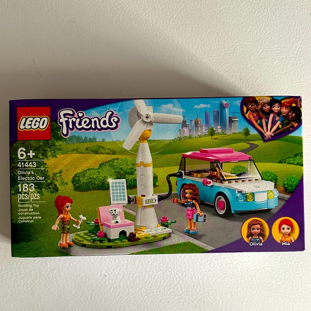 LEGO Friends 41443 Olivia’s Electric Car 6+ 183pcs New